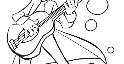guitar coloring page coloring pages pinterest guitars coloring