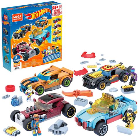 mega construx hot wheels car customizer construction set building toys