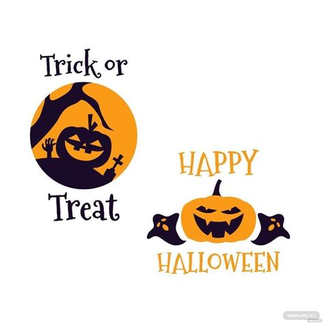 halloween logo vector  psd illustrator svg jpg eps png