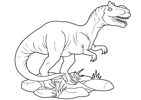 kleurplaat dinosaurus  allerbeste kleurplaten dinos
