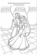 Coloring Pages Wedding Disney Cinderella Princess 塗り絵 Jasmine Aladdin Book Colouring ディズニー Sheets する ボード 選択 sketch template