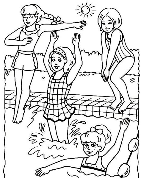 coloring pages  girls coloring ville summer coloring pages