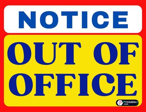 printable   office sign