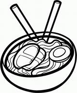 Ramen Draw Drawing Noodles Step Food Noodle Coloring Kids Hellokids Pages Color Children Clipartmag sketch template