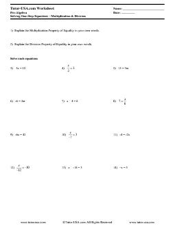 solving  step equations worksheet   worksheet spreadsheet