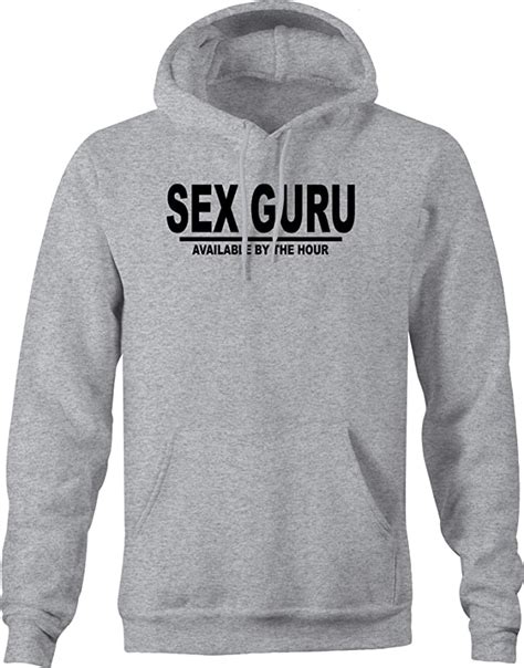 Caps Supply Sex Guru Adult Hoodies For Men Gray Clothing