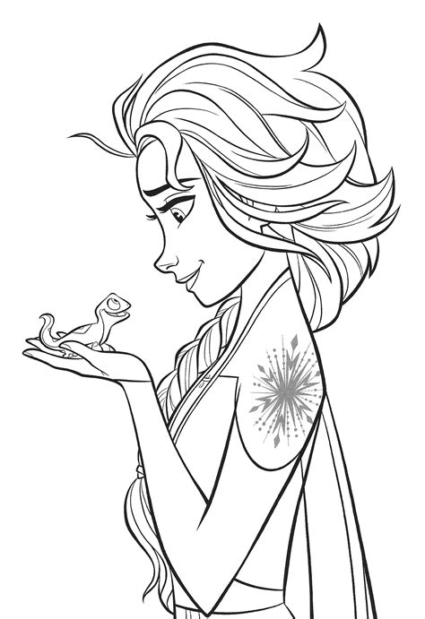 frozen  coloring pages  elsa youloveitcom