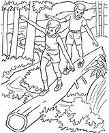 Coloring Nature Pages Printable Kids sketch template