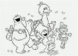 Elmo Bird Big Cookie Monster Zoe Coloring Pages Cookies Choose Board sketch template
