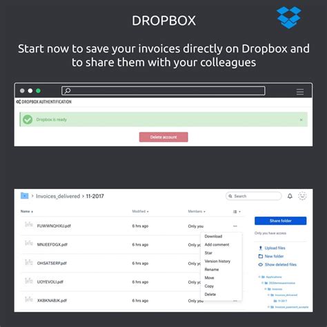 save invoices dropbox google drive  locally prestashop addons