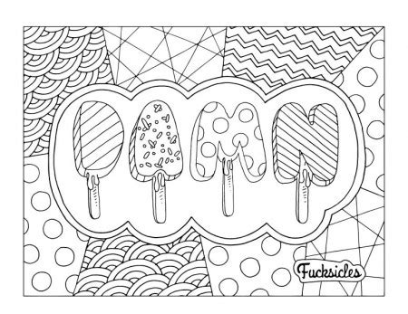 coloring books swear word coloring page  unique   printable