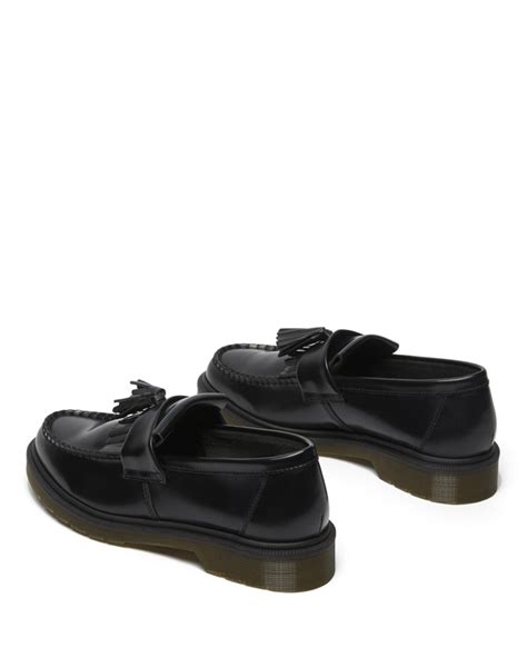 dr martens adrian black polished smooth idenza schoenen