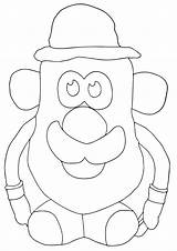 Potato Coloring Pages sketch template