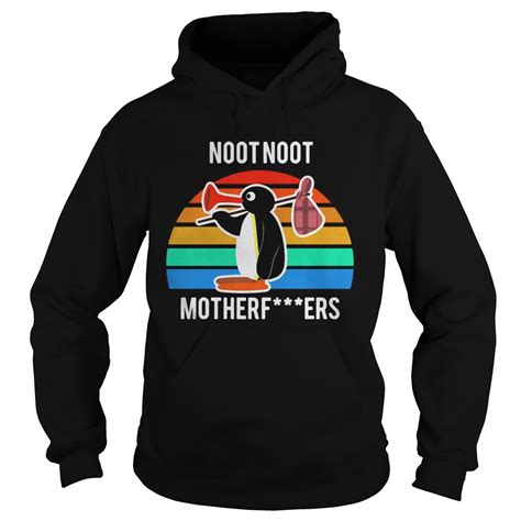 pingu noot noot motherfers vintage sunset shirt hoodie