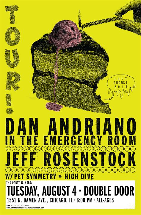 Dan Andriano In The Emergency Room And Jeff Rosenstock August 4 Double
