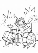 Drums Groovy Spelen Drum Zo sketch template