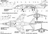 Harrier Hawker Drawing Av8b Jets Military Blueprints Aircraft Blueprint Planes Technical Cutaway Siddeley Fighter Plane Drawings sketch template