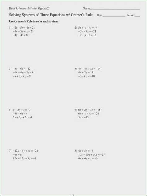 solving systems  equations worksheet illustration nice graphing