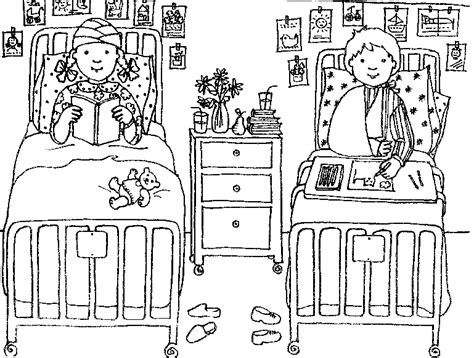 hospital coloring sheet printables pinterest kindergarten school