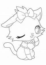 Coloring Pages Kitty Printable 4kids sketch template