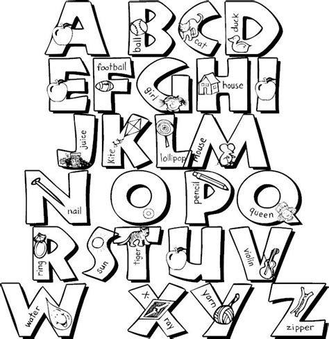 alphabet coloring pages scrapbook fonts alphabet coloring pages