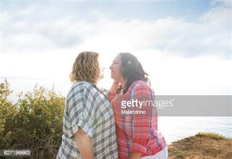 Lesbian Couple Looking At Each Other Photo Getty Images