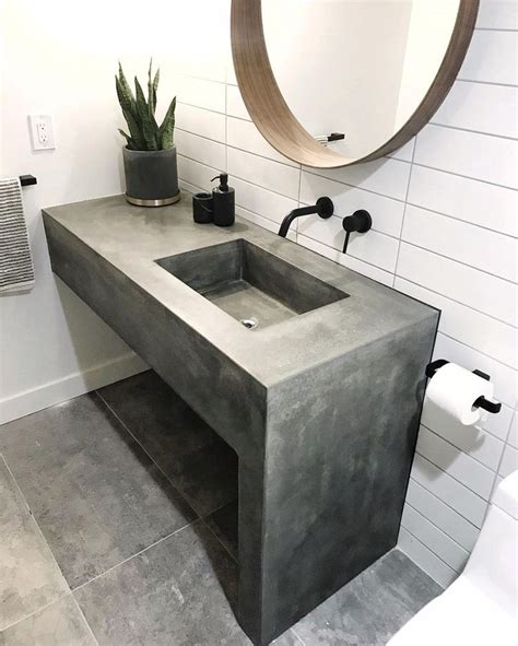 Bathroom Concrete Vanities