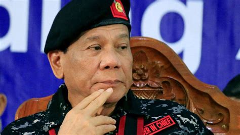 philippine president rodrigo duterte says he supports same sex marriage