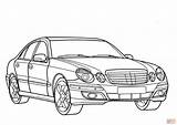 Mercedes Coloring Class Pages sketch template