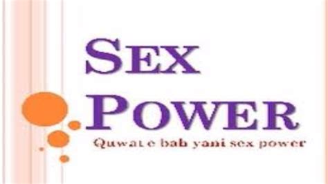 health and sex power youtube