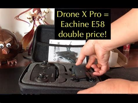 unboxing dronex pro eachine  youtube