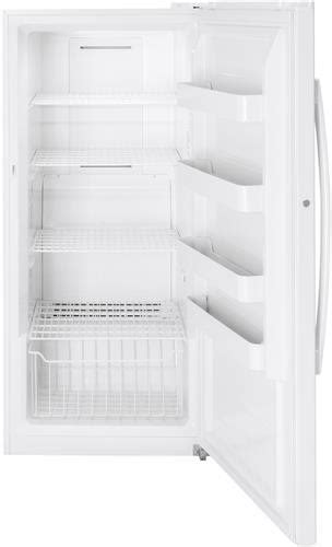 Ge Fuf14smrww 28 Inch Freestanding Upright Freezer With 14 1 Cu Ft