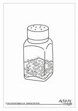 Salt Colouring Pages Flour Food Sugar Colour Word Become Member Log Activityvillage sketch template