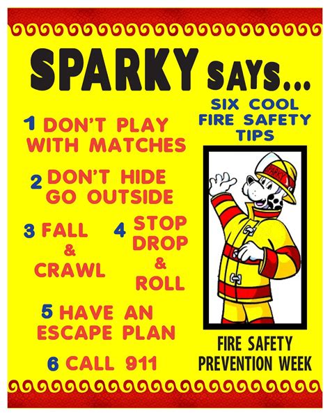 printable fire safety posters