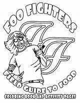 Foo Fighters Rider Band Colouring Twistedsifter Thesmokinggun Guide Titillating Requests sketch template