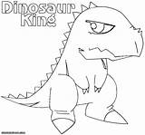 King Dinosaur Coloring Pages Print Coloringway Printable Colorings Cartoon sketch template