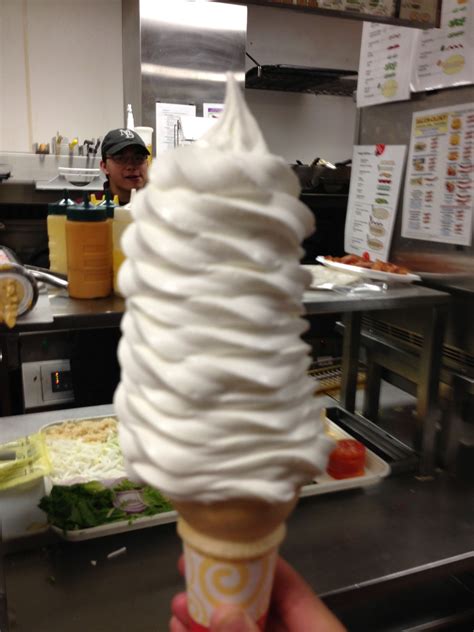pretty big ice cream cones champ work icecream