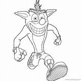 Bandicoot Xcolorings 700px sketch template