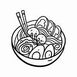 Noodles Noodle Asisan Wok sketch template
