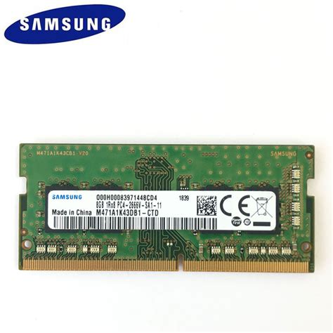 Samsung Laptop Ram 4gb 8gb 16gb Ddr4 Pc4 2666mhz 260 Pin 1 2v 2666v