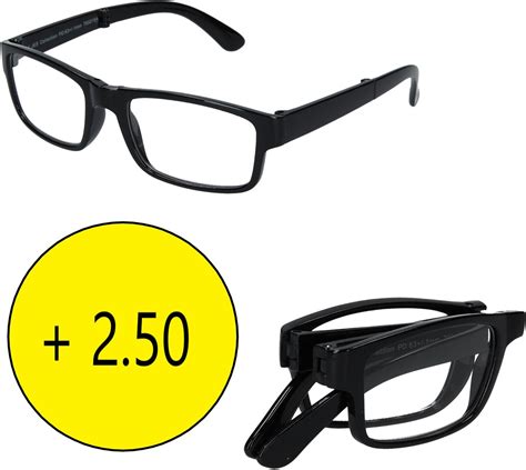 bolcom opvouwbare leesbril zwart sterkte  pd mm xcm bril voor dames en