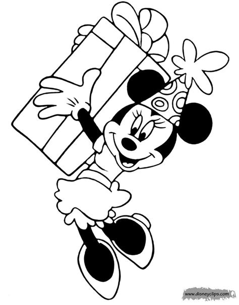 minnie birthday coloringgif  pixels minnie mouse coloring