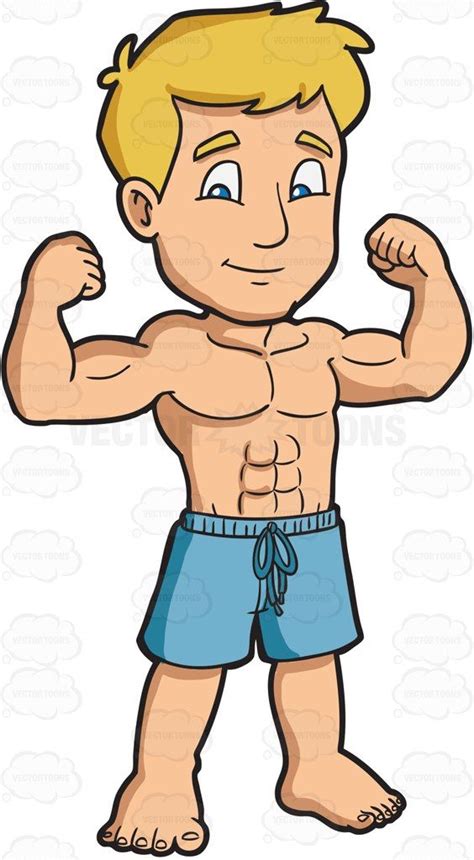 Musculalr Man Workout Clipart Clipground