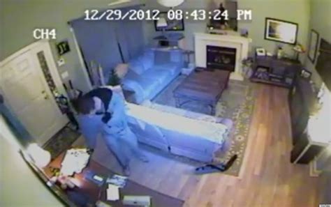 Home Security Camera Catches Robbers In The Act Video Huffpost
