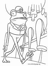 Robinsons Doris Colorear Frankie Triff Controlling Descubriendo Desenho Frog sketch template