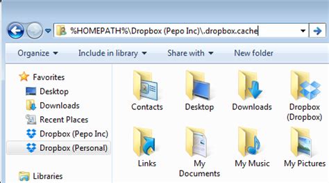 clear  dropbox cache folder dropbox cache folders