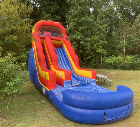 slippery slope water  rentals inflatable rental shelf service