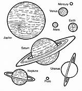Coloring Planet Planets Pages Uranus Printable Kids Color Solar System Space Getdrawings Venus Getcolorings Travel Sheets Print Colorings Tocolor sketch template
