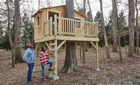 build  treehouse  home depot