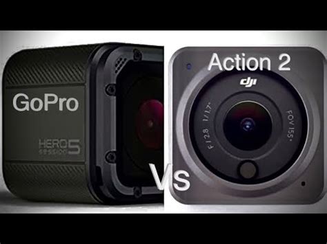 dji action   gopro session  specification comparison youtube